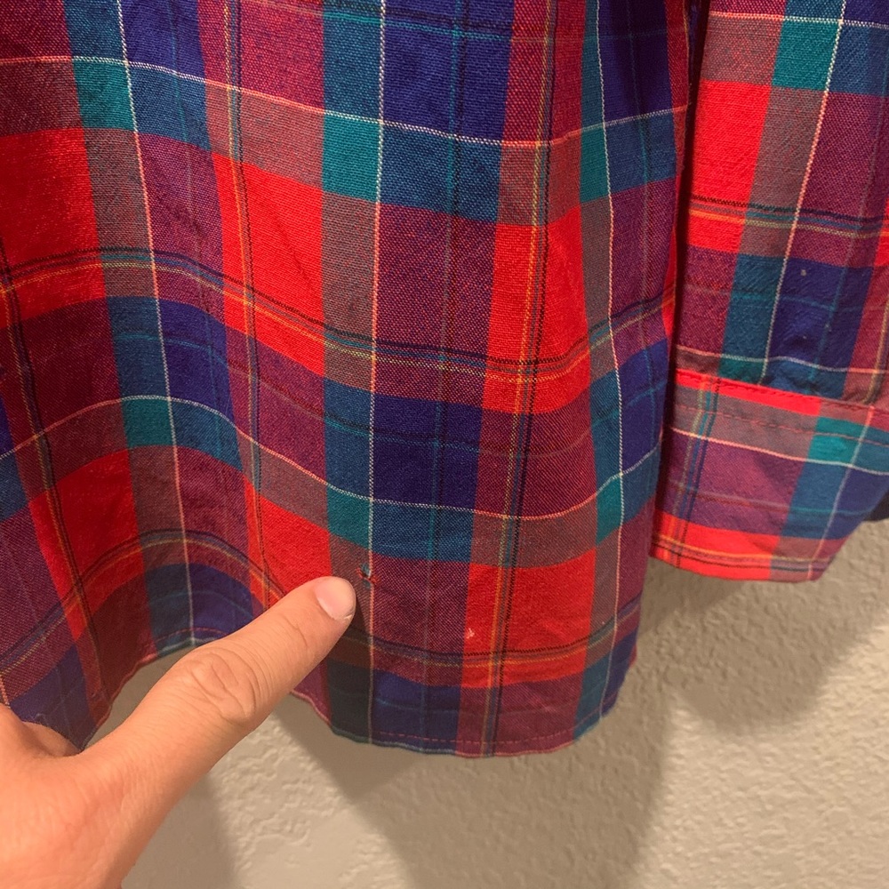 VINTAGE Pendleton Button Down Virgin Wool - Picture 6 of 6